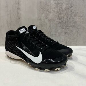 Nike Vapor Strike Football Cleats- Black/White- Men’s- Lace Up
